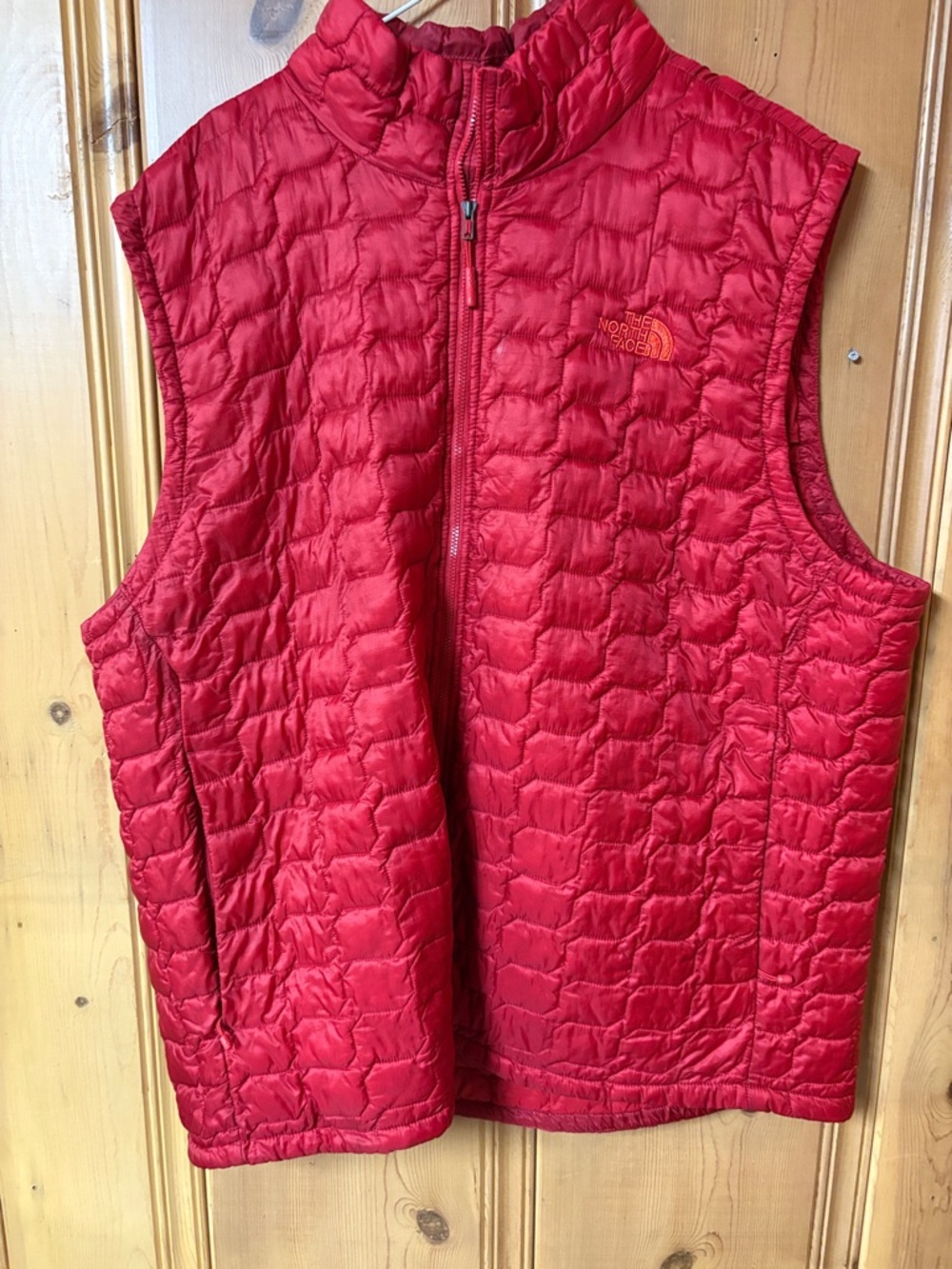 The North Face Red Insulated Quilted Vest